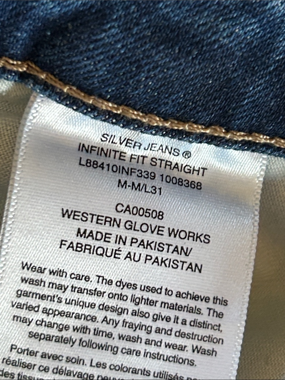 Silver Jeans Infinite Fit Straight Leg Jeans - Picture 4 of 7